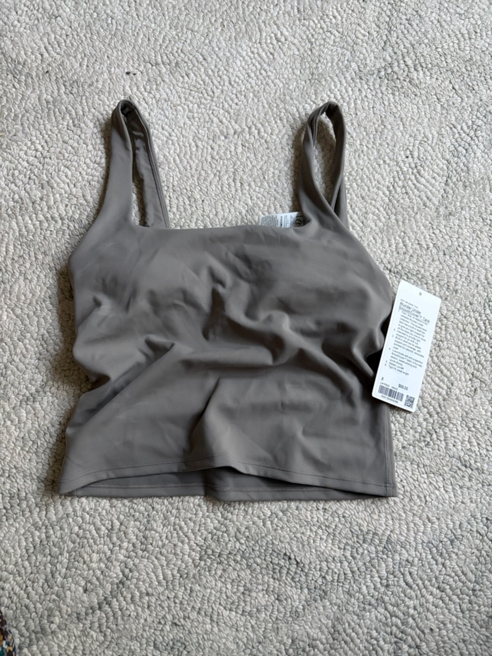 lululemon athletica Women's Taupe Tank Top